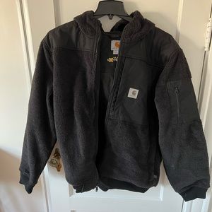 Carhartt Men’s Yukon Extremes Jacket. Fleece Exterior Heavy Lined Interior.